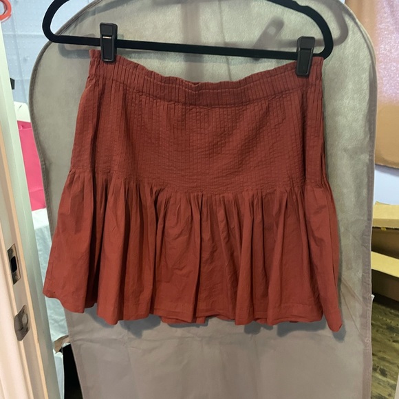Anthropologie Orange Skirt NWT - Picture 2 of 3